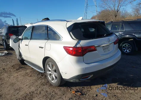 2014 Acura Mdx Advance Pkg W/Entertainment Pkg z USA, uszkodzony, nr VIN 5FRYD4H87EB014381